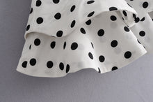 Load image into Gallery viewer, Asymmetrical Polka Dot Skirt