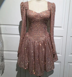 Sweet Glitter Mini Dress