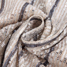 Load image into Gallery viewer, Sequin Striped Midi Dress