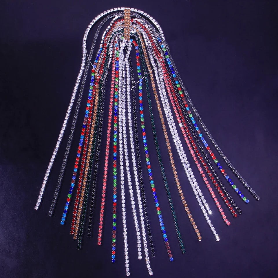 Rhinestone Head Chain