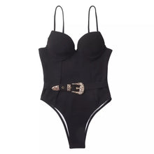 Carica l&#39;immagine nel visualizzatore di Gallery, Belted Push Up Swimwear