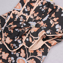 Load image into Gallery viewer, Bow Ruffle Floral Midi Dresses