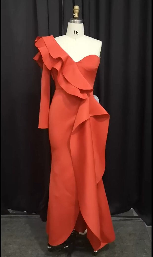 Curvy Ruffles Dress