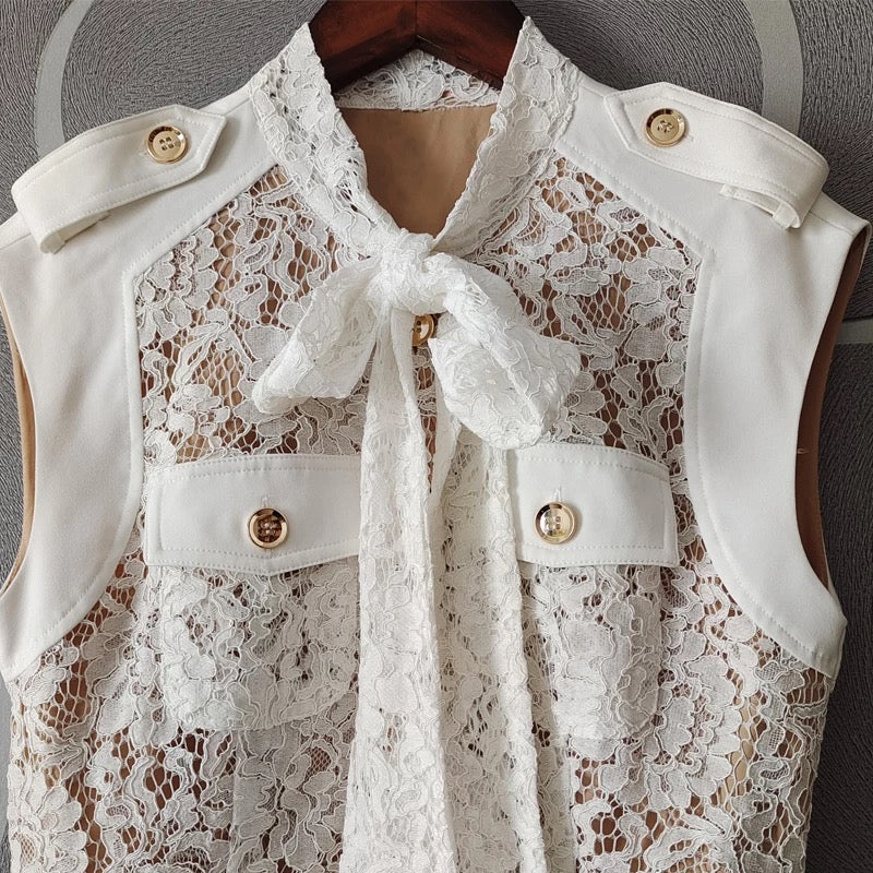 Runway Lace Elegant Dress