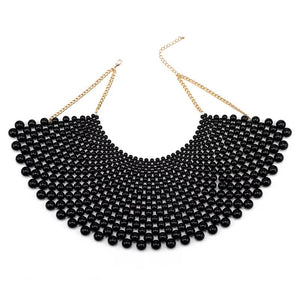 Imitation Pearls Chunky Necklace