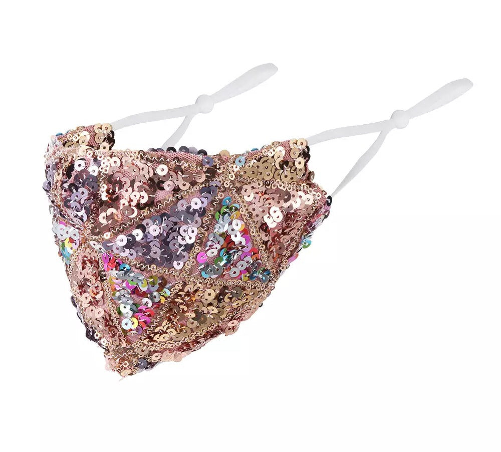 Bling Sequins Reusable Face Mask