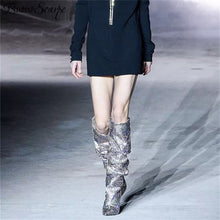 Load image into Gallery viewer, Rhinestone Embellished Boots