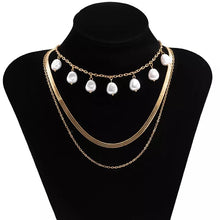 Carica l&#39;immagine nel visualizzatore di Gallery, Pearl Chain Tassel Necklace