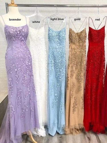 Mermaid Lace Tulle Prom Dress