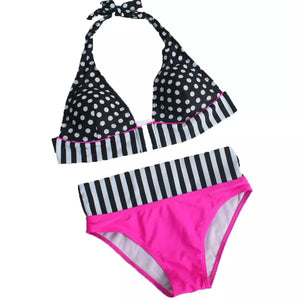 Condole Belt Tie Bikini Set