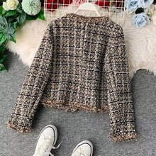 Carregar imagem no visualizador da galeria, Tweed Tassels Trims Short Jacket