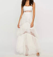 Load image into Gallery viewer, Corset Tiered Tulle Dress