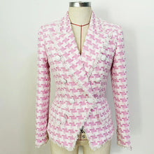 Load image into Gallery viewer, Pink Plaid Blazer