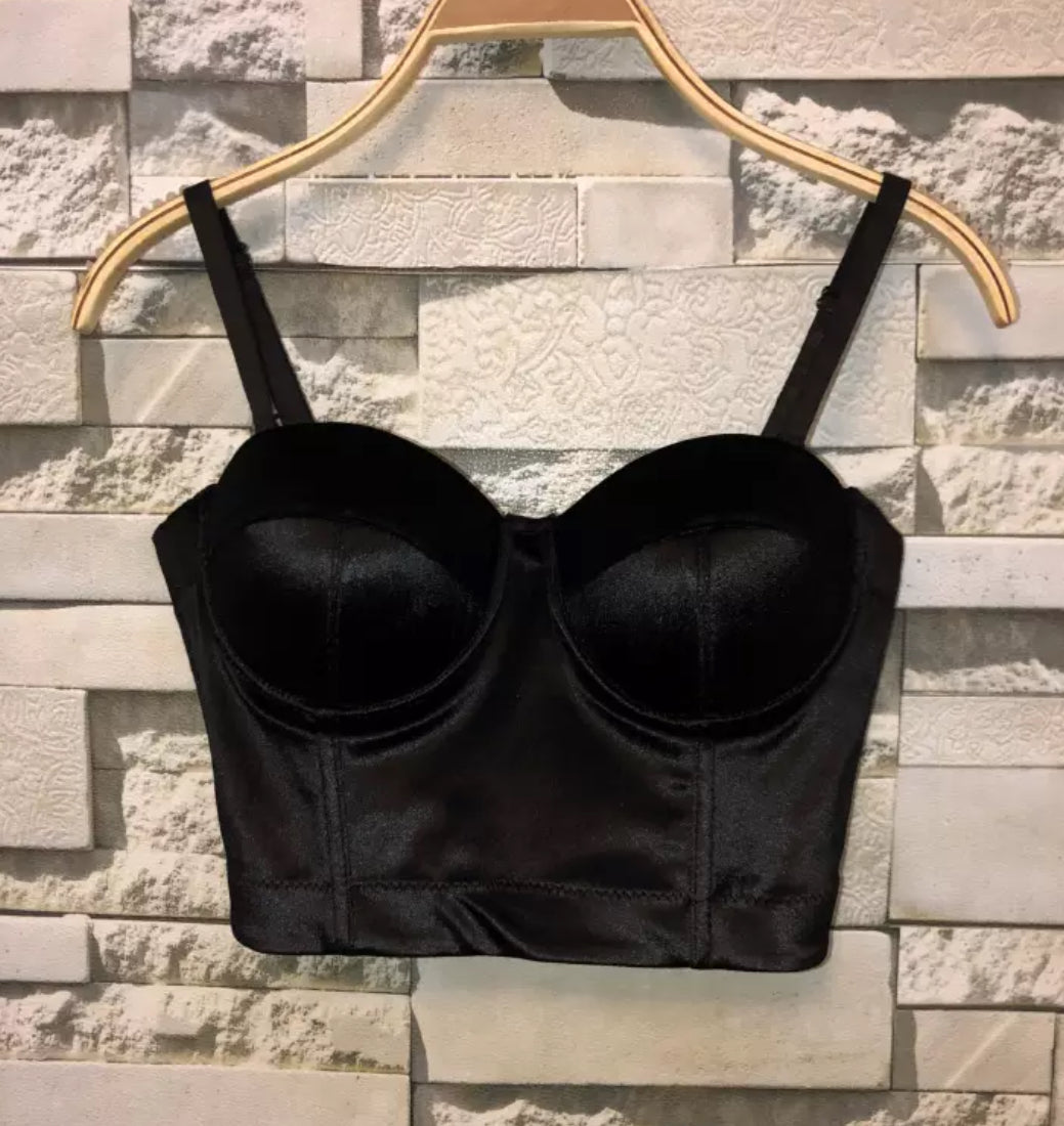 Diamond beading sling Bustier