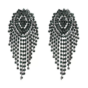 Trendy Crystal Drop Earrings