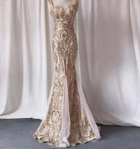 Sequined Mermaid Gown