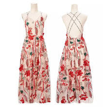 Load image into Gallery viewer, Flower Embroidery Dress