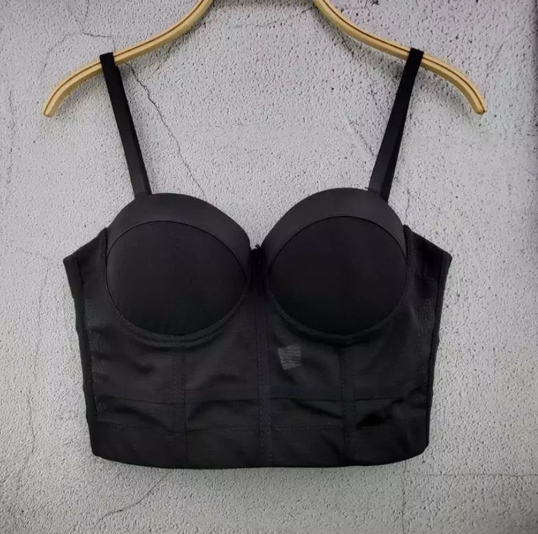 Diamond beading sling Bustier