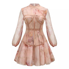 Carica l&#39;immagine nel visualizzatore di Gallery, Mesh Lace Corset Two Pieces Dress