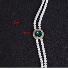 Carregar imagem no visualizador da galeria, Crystal Bead Pendant Necklace Earring Set