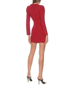 Runway Vogue Knitted Luxury Dress