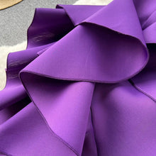 Charger l&#39;image dans la galerie, Purple One Shoulder Ruffles Dress