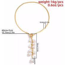 Carica l&#39;immagine nel visualizzatore di Gallery, Pearl Chain Tassel Necklace