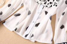 Load image into Gallery viewer, Leopard Print Shirt &amp; Skirt Set