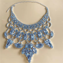 Carica l&#39;immagine nel visualizzatore di Gallery, Crystal Water Drops Rhinestone Necklace