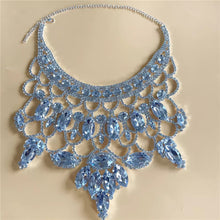 Load image into Gallery viewer, Crystal Water Drops Rhinestone Necklace