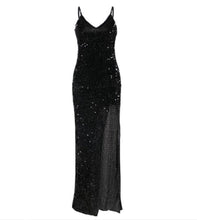 Carica l&#39;immagine nel visualizzatore di Gallery, Sequins Ruched Party Dress