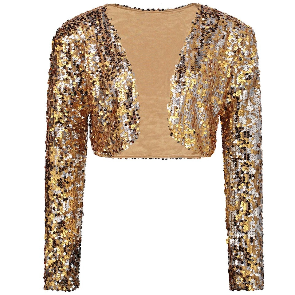 Sparkly Cropped Jacket