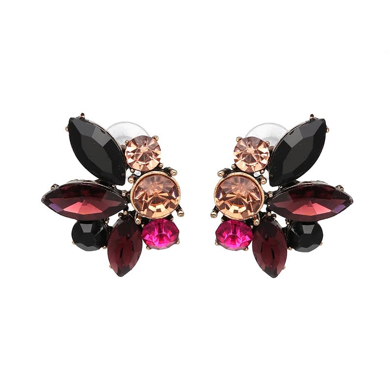 Stud Crystal Earrings