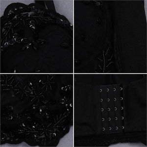 Lace Sequined Camis Top