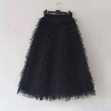 Load image into Gallery viewer, Tulle Multilayer Ruffles Skirt