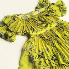 Load image into Gallery viewer, Flower Ruffle Multi Layer Dress