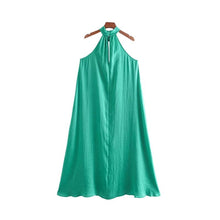Carica l&#39;immagine nel visualizzatore di Gallery, Vintage Green Dress