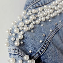Load image into Gallery viewer, Pearl Denim Jacket