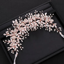 Load image into Gallery viewer, Bridal Flower Prom Hair Tiara