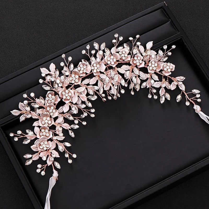 Bridal Flower Prom Hair Tiara