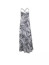 Load image into Gallery viewer, Zebra Print Beach Dress