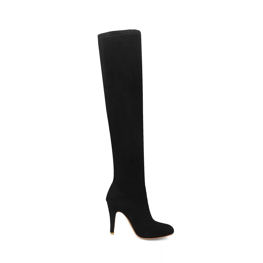 Thigh high Stretch Stiletto Boots