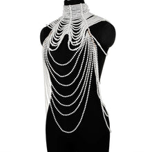 Carica l&#39;immagine nel visualizzatore di Gallery, Imitation Pearl Body Chain Jewellery