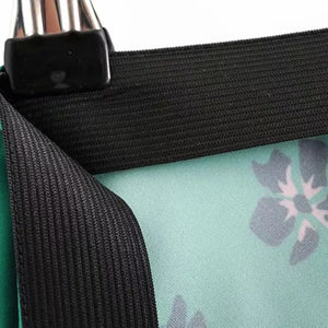 Green Floral Slim Midi Skirt