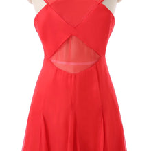 Load image into Gallery viewer, Crisscross Sheer Chiffon Gown