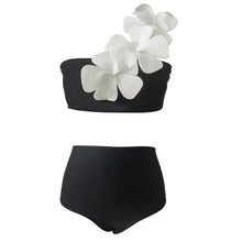 Load image into Gallery viewer, Flower Bandeau Bikini Set