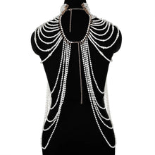 Cargar imagen en el visor de la galería, Imitation Pearl Body Chain Jewellery