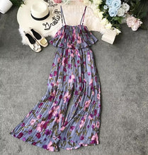 Load image into Gallery viewer, Floral Ruffled Jumpsuits