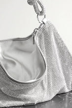 Carregar imagem no visualizador da galeria, Silver  Rhinestones Crystal Diamonds Bag