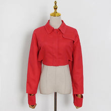 Load image into Gallery viewer, Lapel Cut Out Midi Two Piece Set